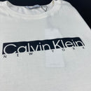 Camiseta Calvin Klein Branca Masculina Malha Importada