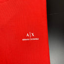 Camiseta Armani Exchange Vermelha Masculina Malha Importada