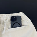 Shorts de Sarja Fred Perry Bege Masculino