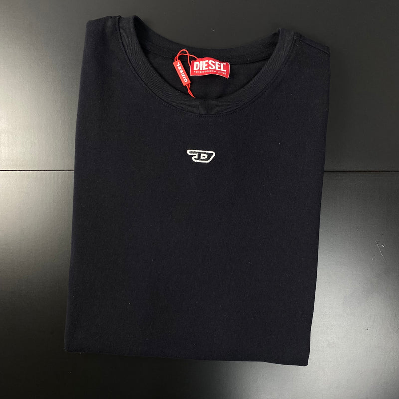 Camiseta Diesel Preta Masculina Malha Importada