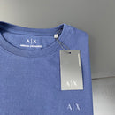Camiseta Básica Armani Exchange Azul Masculina Malha Importada
