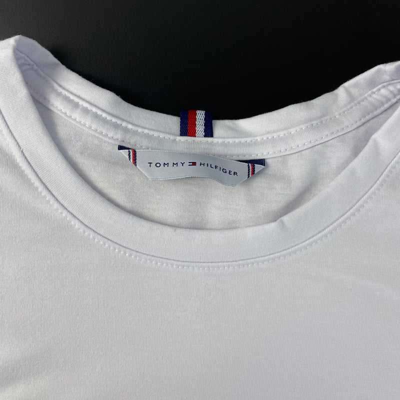 Camiseta Tommy Hilfiger Branca Masculina Malha Importada