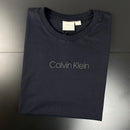 Camiseta Calvin Klein Preta Masculina Malha Importada