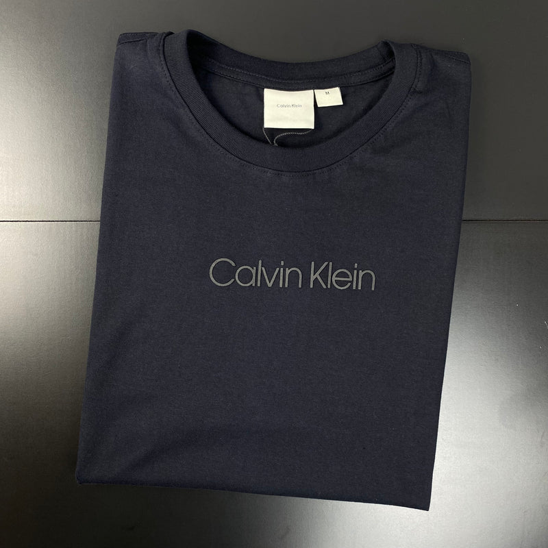 Camiseta Calvin Klein Preta Masculina Malha Importada