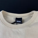 Camiseta Básica Porsche X Boss Bege Masculina Malha Importada