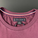 Camiseta Básica Tommy Hilfiger Vinho Masculina Malha Importada