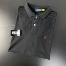 Camisa Polo Ralph Lauren Preta Masculina Malha Importada