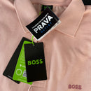 Camisa Polo Hugo Boss Salmão Masculina