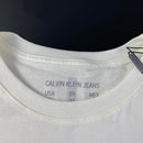Camiseta Básica Calvin Klein Branca Masculina Malha Importada