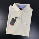 Camisa Polo Tommy Hilfiger Off White