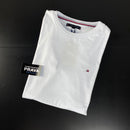 Camiseta Básica Tommy Hilfiger Branca - Malha Importada