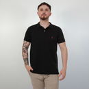 Camisa Polo Ralph Lauren Preta Masculina Malha Importada