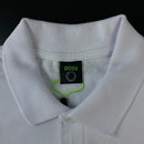 Camisa Polo Hugo Boss Branca Masculina Malha Premium