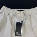 Shorts de Sarja Fred Perry Bege Masculino