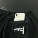 Shorts de Sarja Tommy Hilfiger Preto Masculino