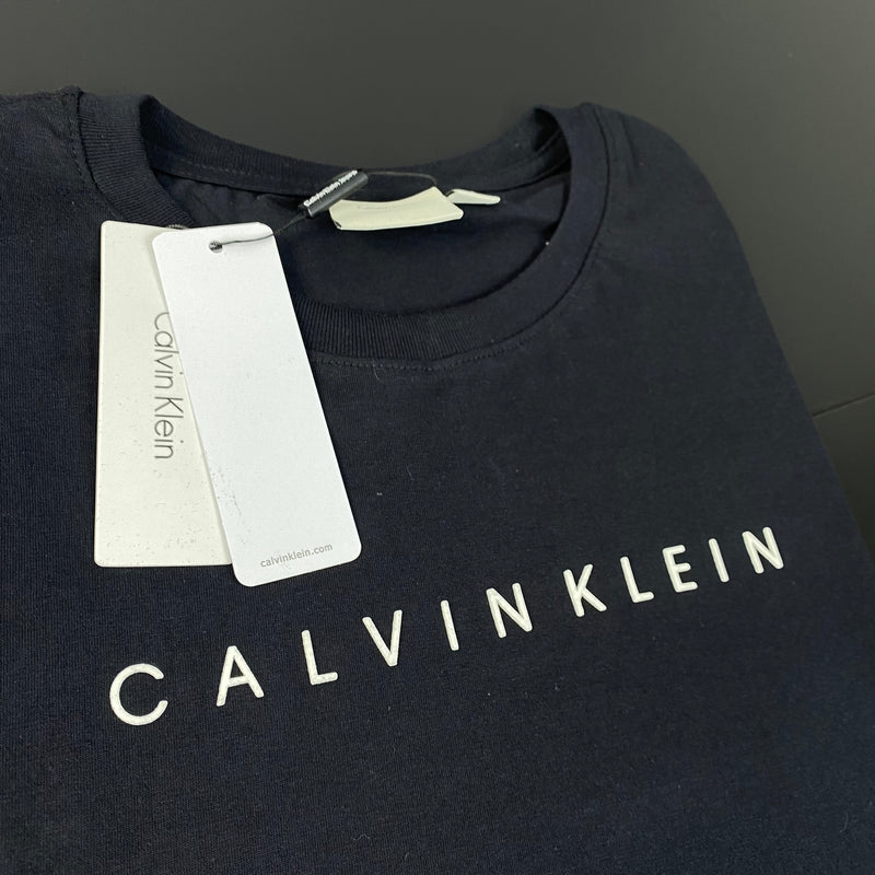 Camiseta Calvin Klein Preta Masculina Malha Importada