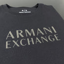 Camiseta Armani Exchange Preta Masculina Malha Importada