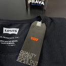 Camiseta Levis Preta Masculina Malha Importada
