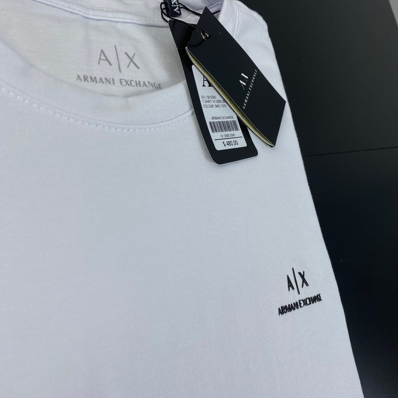 Camiseta Armani Exchange Branca Masculina Malha Importada
