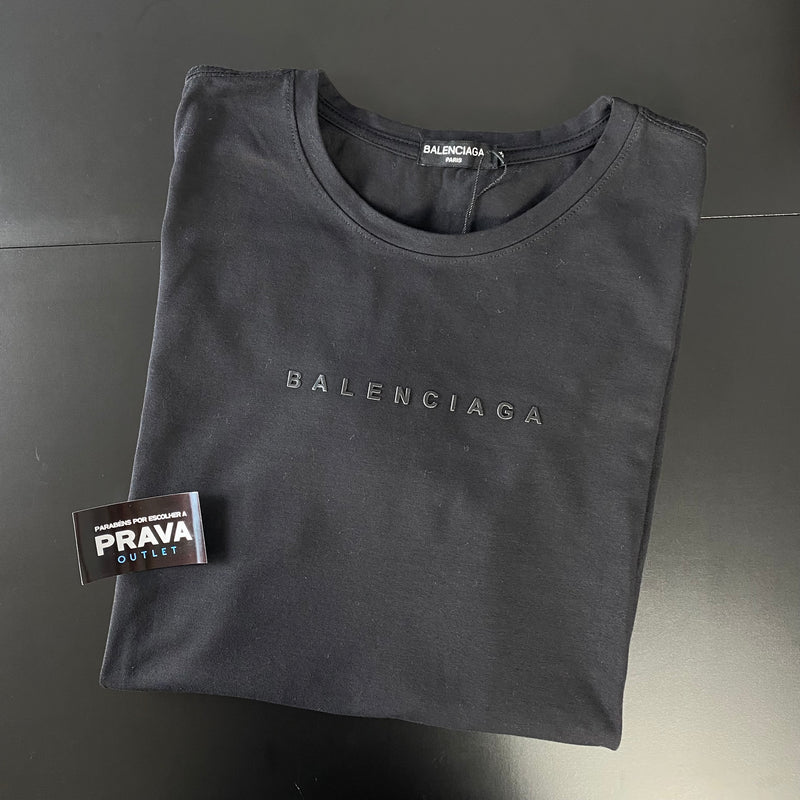 Camiseta Balenciaga preta masculina Black Friday 2025