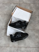 Tênis A.X Preto Masculino em Couro Legítimo