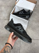 Tênis A.X Preto Masculino em Couro Legítimo