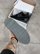 Tênis A.X Preto Masculino em Couro Legítimo