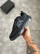 Tênis A.X Preto Masculino em Couro Legítimo