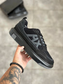 Tênis A.X Preto Masculino em Couro Legítimo