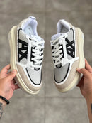 Tênis A.X Bege Masculino em Couro Legítimo